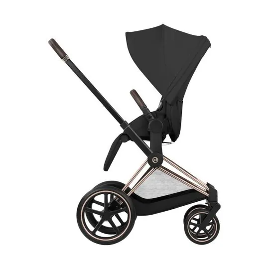 Cybex Priam 5 Comfort Kinderwagen Bundle – Rosegold/Sepia Black