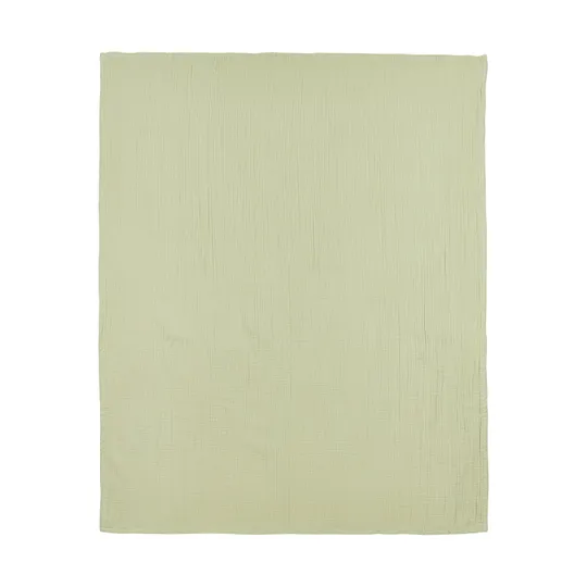 Meyco Baby Hydrophiles Bettlaken – Uni – Soft Olive– 100 x 150 cm