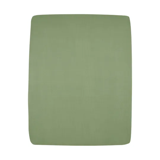 Meyco Uni Spannbettlaken Laufstall - 75 x 95 cm - Olive Green