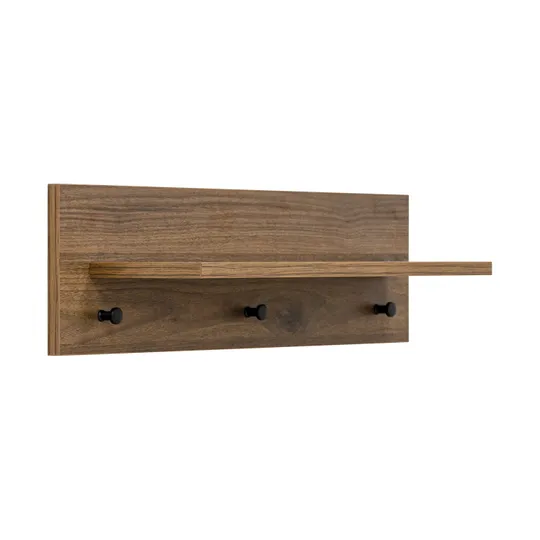 Bopita Zara Wandregal – Walnuss/Schwarz