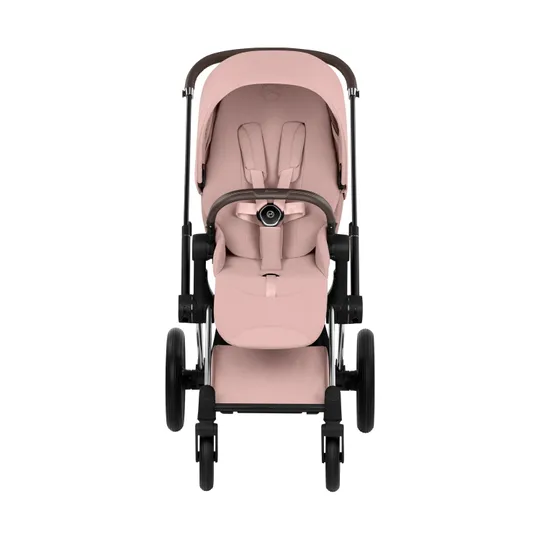 Cybex Kinderwagen 2-in-1 - Priam 5 Style - Chrome Brown/Peach Pink