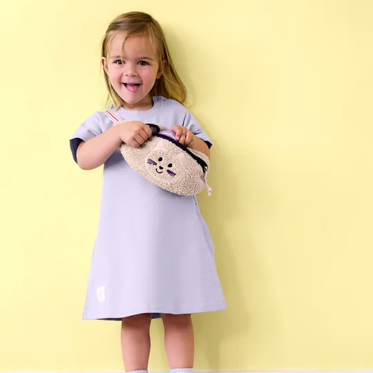 Lässig Kids Bauchtasche - Team Cat - Beige