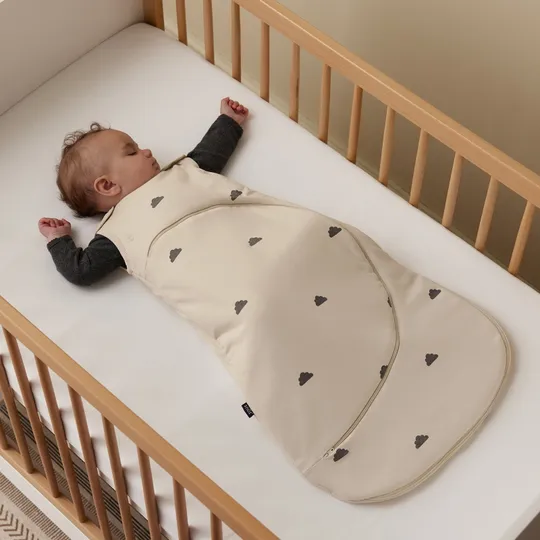 SnüzPouch Schlafsack 0-6 Monate - Sand Cloud