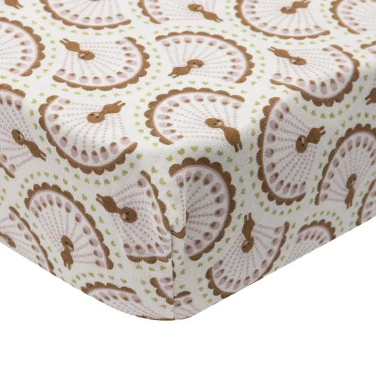 Jollein Spannbettlaken - 70/75x140/150 cm - Jersey - Soft Plumes