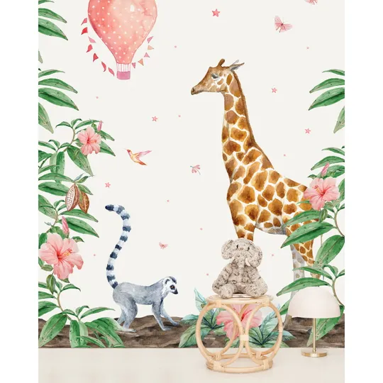 Creative Lab Amsterdam Giraffe Tapete 300 x 280 cm