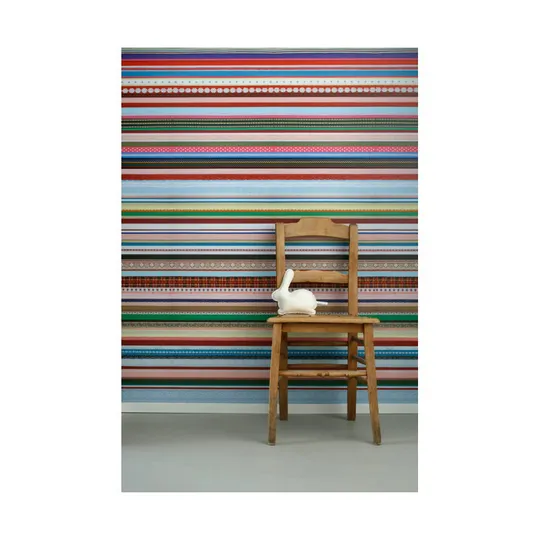 Studio Ditte Tapete Bunte Bänder