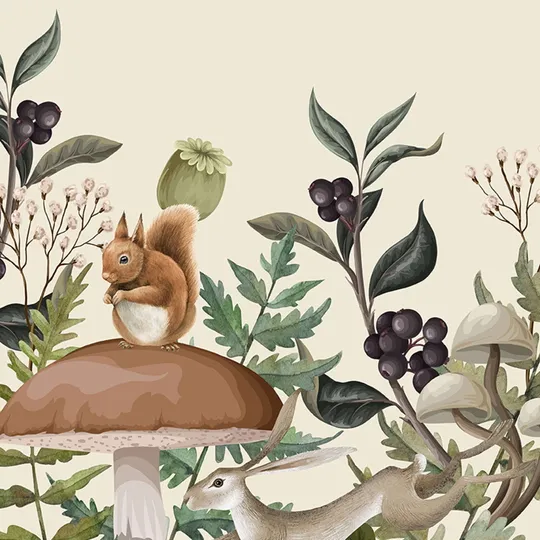Creative Lab Amsterdam Autumn Scene Vliestapete - 194,8 x 280 cm