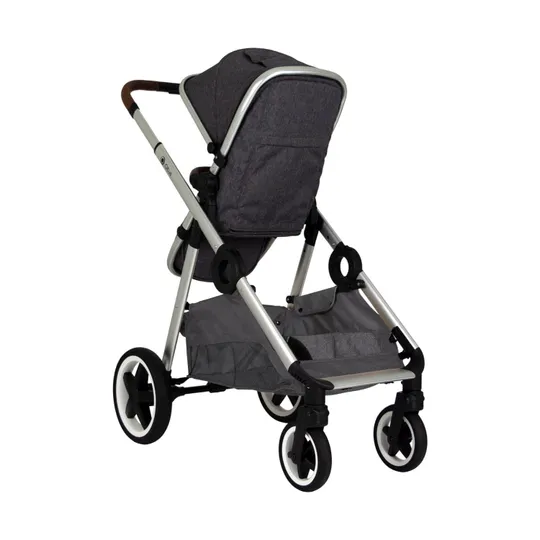 Qtus DuetPro Kinderwagen Alu - Dark Grey 