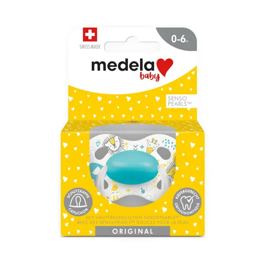 Medela Original Baby Schnuller Turqoise Blue 0 – 6 Monate