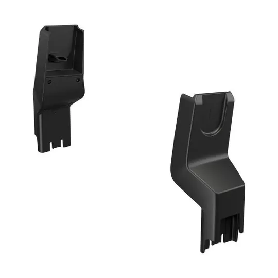 Thule Charm 2-in-1 Kinderwagen - Black | Thule Maple Babyschale | Autositzadapter