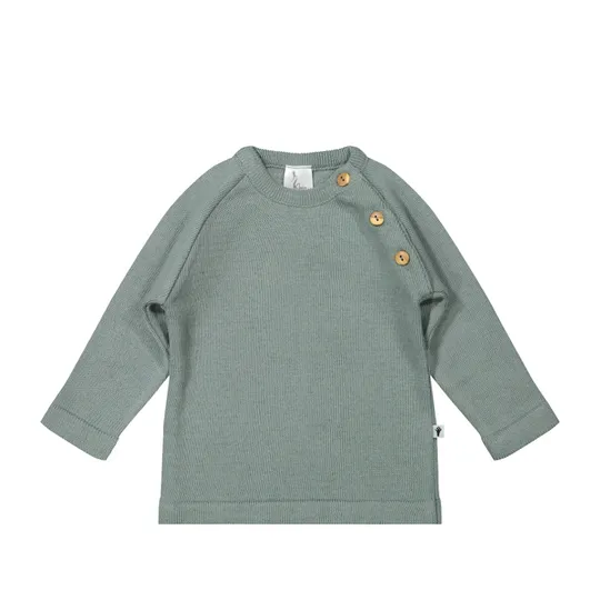 Klein Baby T-Shirt - Langarm - Gr. 68 - Stone Green