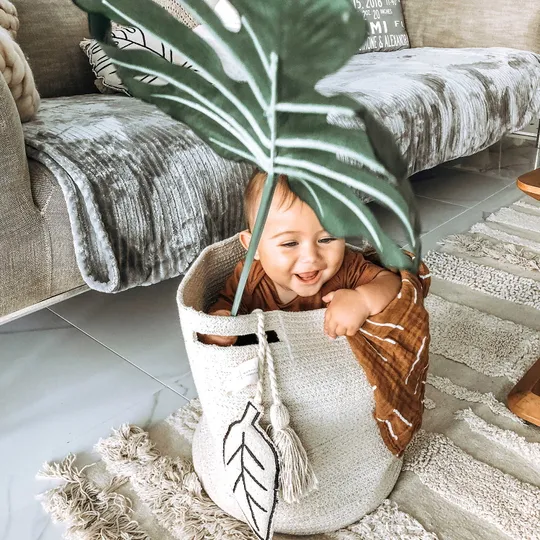 Lorena Canals Leaf Aufbewahrungskorb