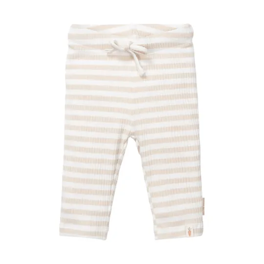 Little Dutch Stripe Hose - Gr. 56 – Sand / Weiß