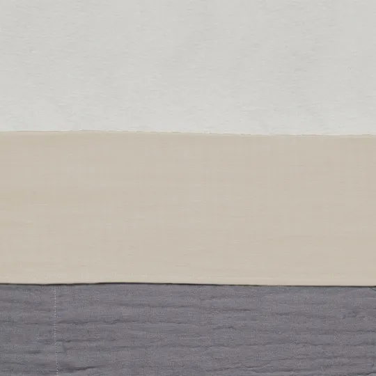 Jollein Wrinkled Baumwolle Babylaken Nougat 120 x 150 cm