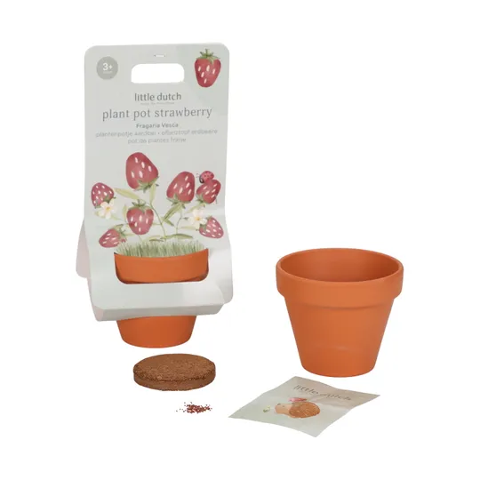 Little Dutch Pflanztopf - Erdbeere