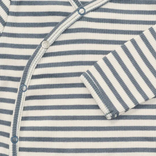 Noppies Langarm Strampelanzug Stripe – Größe 62 – Stormy Weather
