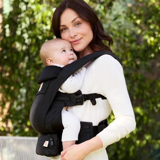 Ergobaby Omni Deluxe Cotton Babytrage - Onyx Black