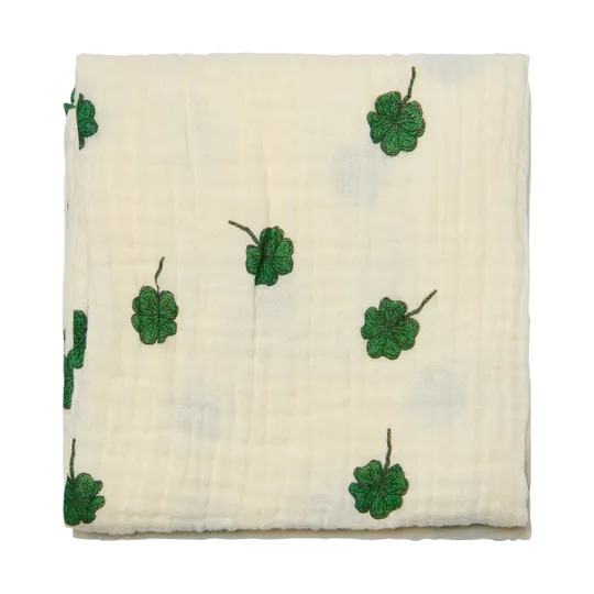 Studio Noos Wickeltuch - White Clover - 70x70 cm