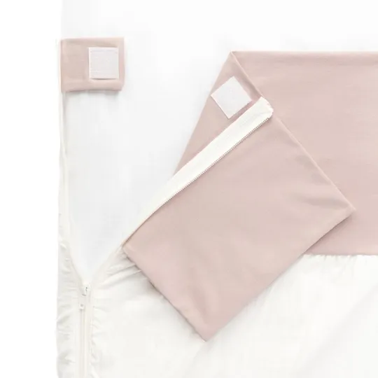 Fedde & Kees Nunki Bettlaken - 70 x 140 cm - Misty Pink / Off White