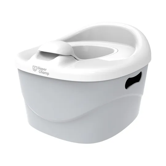 DiaperChamp 3-in-1 Potty - Silver