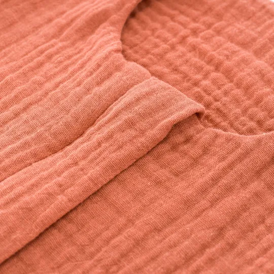 Träumeland Liebmich Sommerschlafsack - 80 cm - Musselin - Apricot