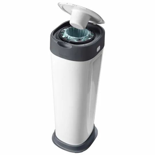 Tommee Tippee Twist & Click XL Windeleimer Weiß/Grau