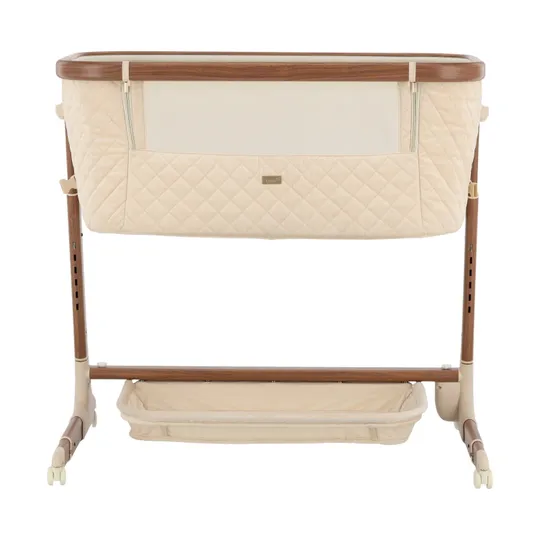 Qute Q-Wiggle Electric Co-Sleeper Cream - Hazel