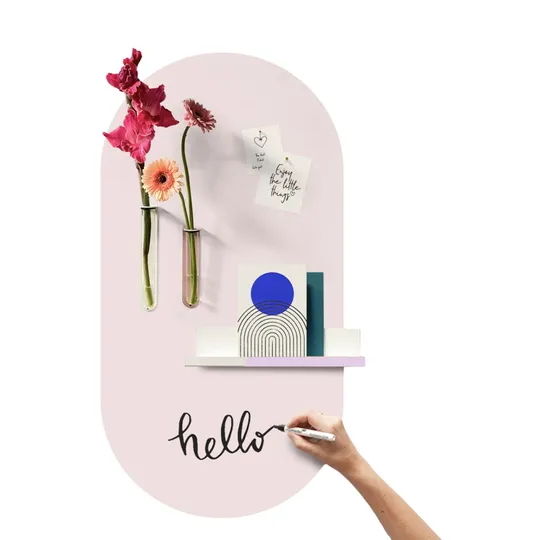 Magnetic Sticker Oval – 47x90 cm – Pink