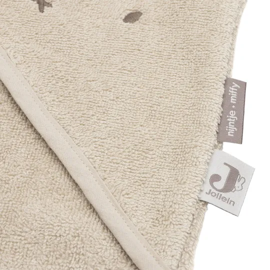 Jollein Badecape - Miffy - Frottee - 75x75 cm - Warm Sand