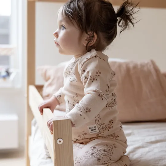 Feetje Pyjama Betsy Bird - Premium Sleepwear - Gr. 116 - Rosa