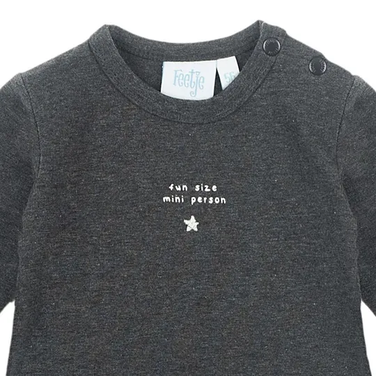 Feetje Fun Size T-Shirt, Anthrazite, Gr. 74