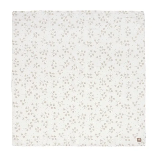 Jollein Hydrophiles Tuch - Leafy Dreams - Large - 115x115 cm - 2 Stück