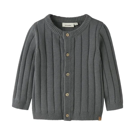 Lil' Atelier Poppy Seed Knit Cardigan - Gr. 74