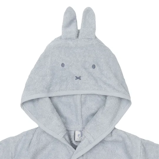 Jollein Miffy Bademantel - 1-2 Jahre - Cloudy Blue