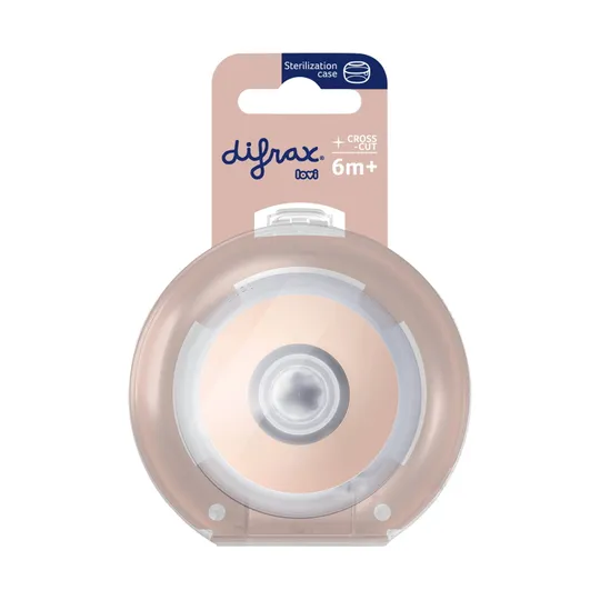 Difrax Mammafeel Flaschensauger – CrossCut – 6+