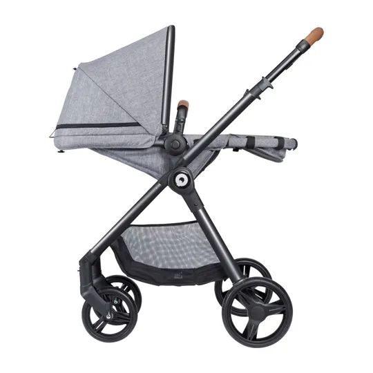 Qute Q-Move Kinderwagen 2-in-1 - Grey Frame -  Grey Jeans