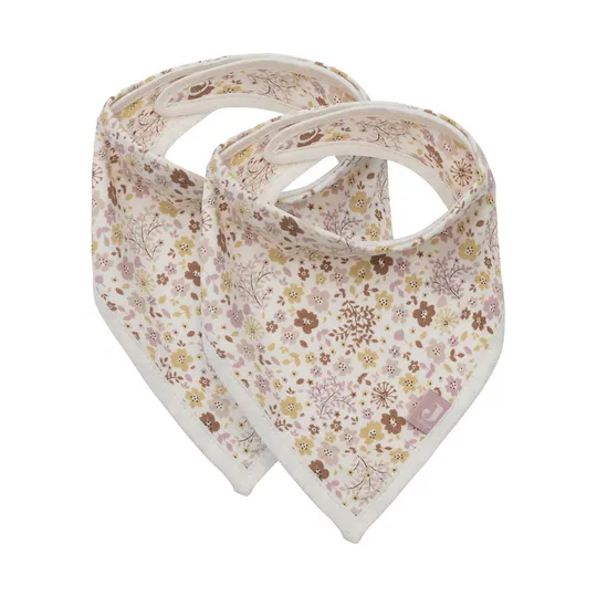 Jollein Lätzchen Bandana - Flower Fairies - 2 Stück