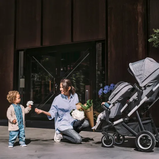 Thule Sleek Kinderwagen Grey Melange 