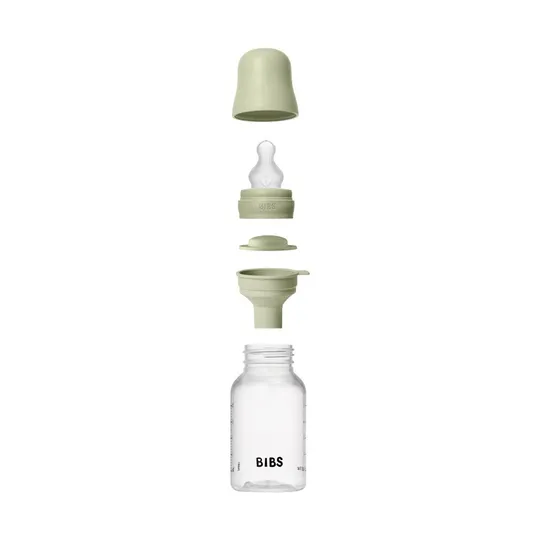 Bibs Flasche - Slow Flow - 150 ml - Silicone - Sage