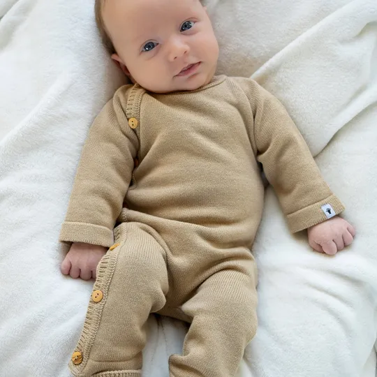 Klein Baby Jumpsuit - Größe 62 - Filipe Beige
