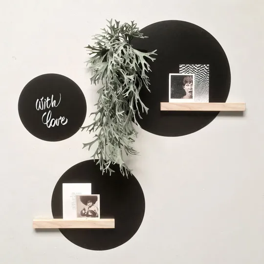 Groovy Magnets Kreis Kreidetafel Magnetaufkleber – 3 Stück