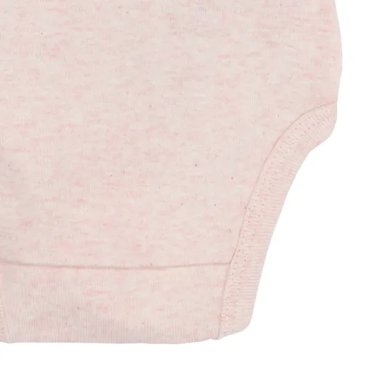 Lodger Babybody Kurzarm - Melange - Größe 68 - Tan