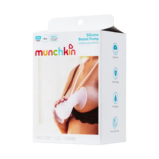Munchkin Silikon Handmilchpumpe