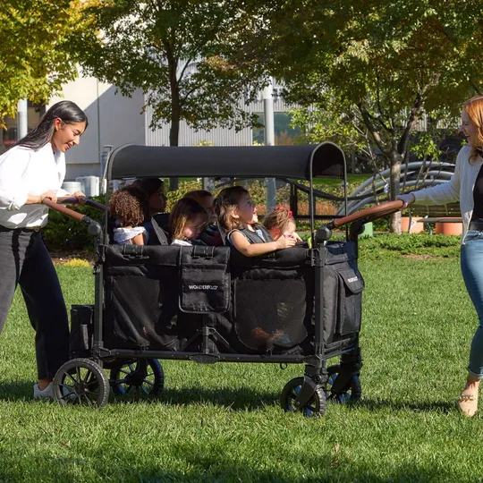 WonderFold W6 Luxe Pro Bollerwagen - Schwarz