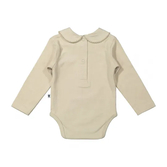 Klein Baby - Babybody - Oxford Tan - Langarm - Größe 56 - Beige