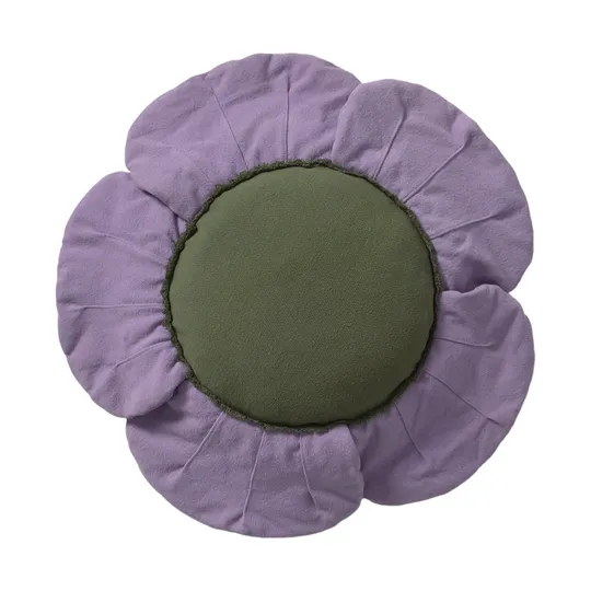 Lorena Canals Bodenkissen Purple Poppy Ø 80 cm
