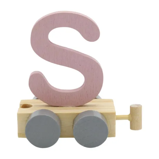 Charl's Toys Buchstabe Zug S Rose