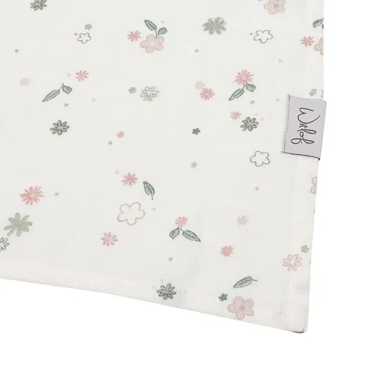 Witlof For Kids Hydrophiles Tuch XL - Vintage Flowers - 110 x 110 cm