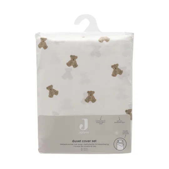 Jollein Bettbezug Mini Teddy Bear - 100 x 140 cm
