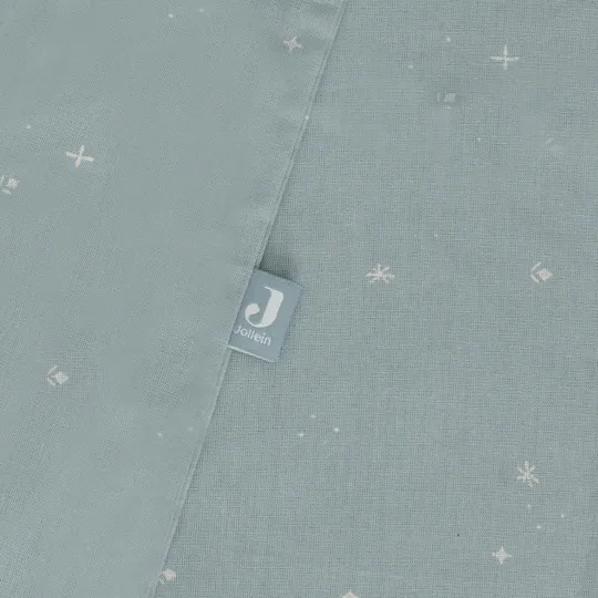 Jollein Twinkling Bettbezug - 100 x 140 cm - Sea Green